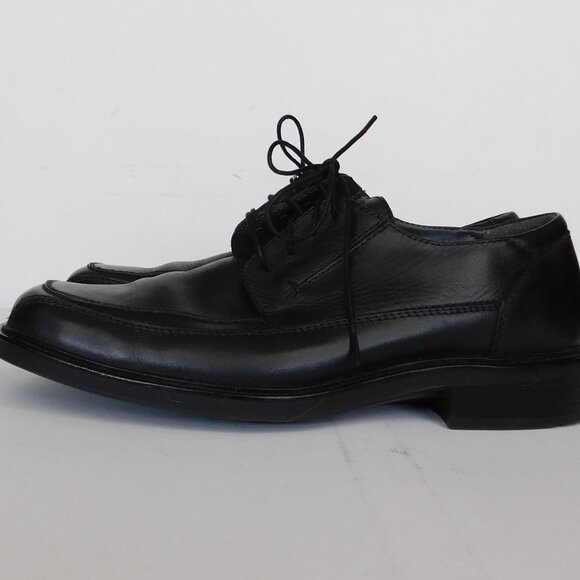 Dockers Trustee Moc Toe Oxford Lace-Up Black Leather Shoes 8.5 M - Picture 3 of 9